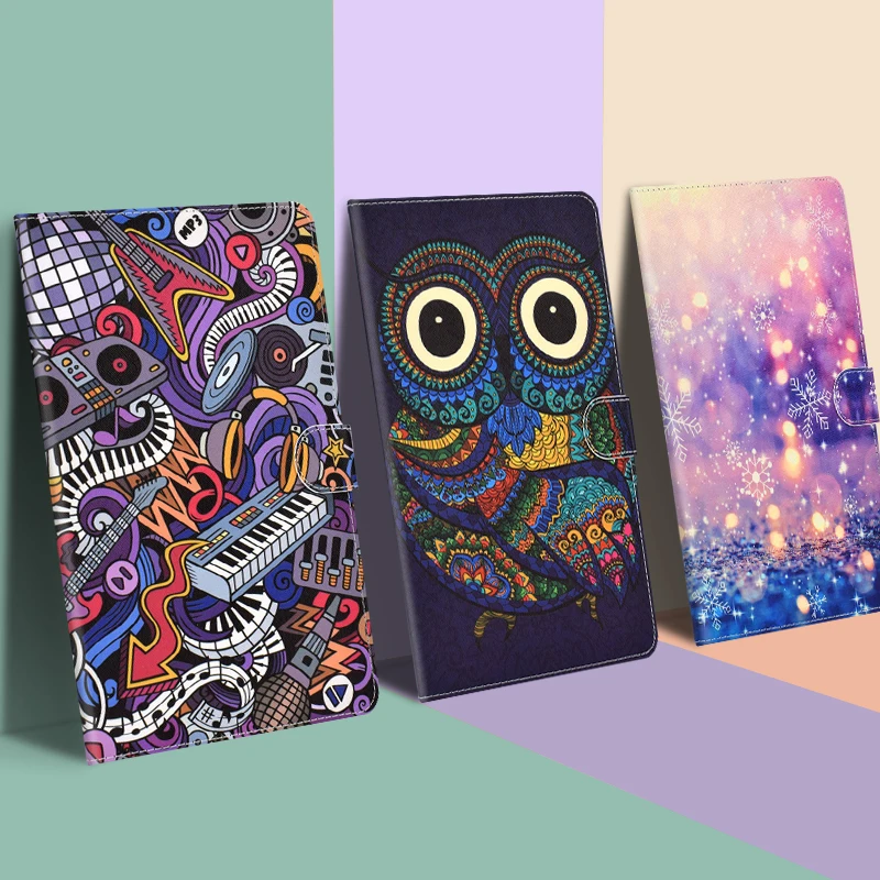 

PU leather Capa Case For Samsung Galaxy Tab S5e 10.5 SM-T720 T725 10.5 inch Tablet Funda Cover Smart Wake-Sleep s5e Cute Cover