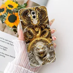 Luxury Floral Butterfly Design Soft Slim Phone Case Cover for Huawei Mate 20 Lite (6172)
