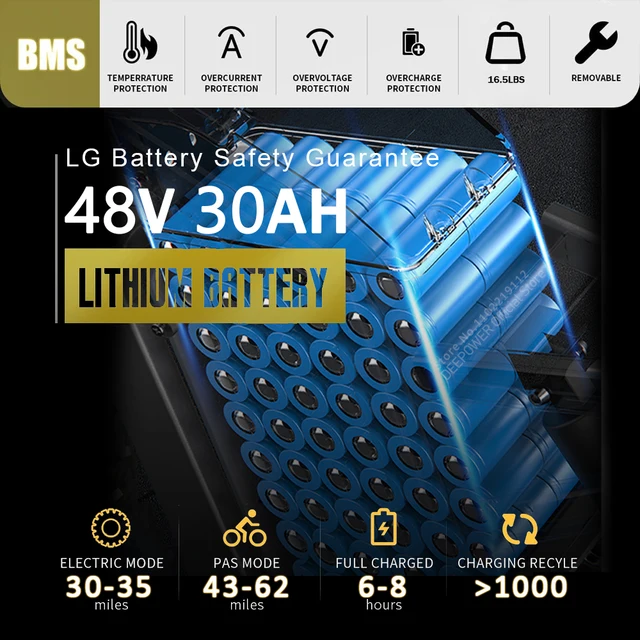 현대적이고 강력한 DEEPOWER X20 프로 전기 자전거