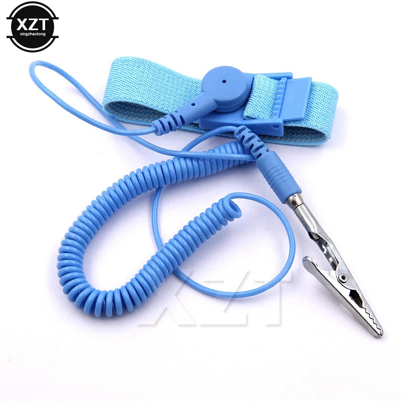 10pcs/Lot High Quality ESD Wrist Strap alligator clip Anti Static