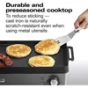Hamilton Beach Professional Cast Iron Indoor Electric Grill & Griddle,10"x16" Preseasoned Cooking Surface,Adjustable Temperature 4