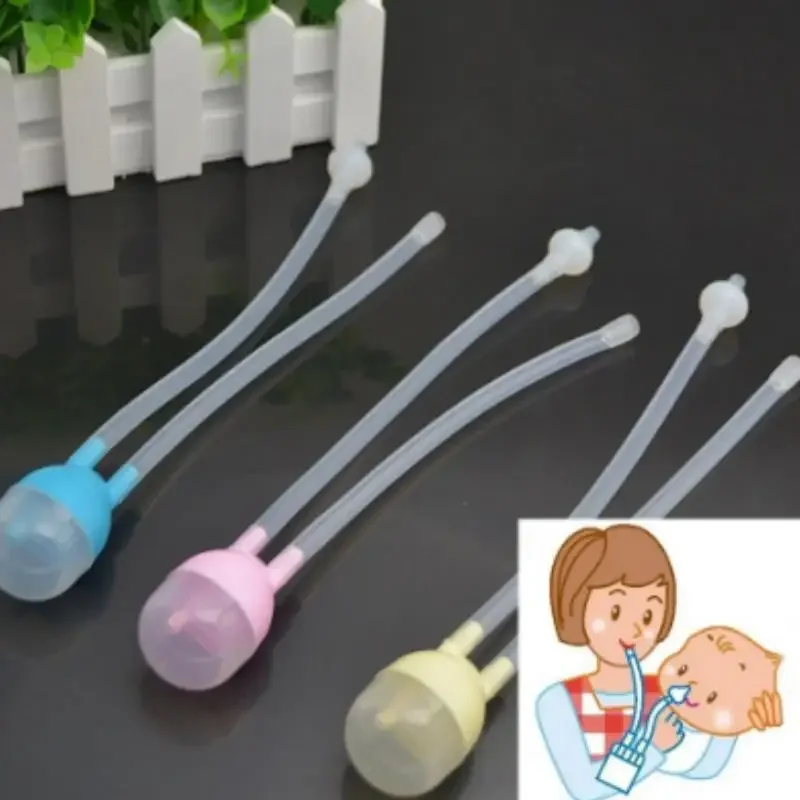Safety Newborn Baby Nose Cleaner Vacuum Suction Flu Protections Nasal Aspirator  Care