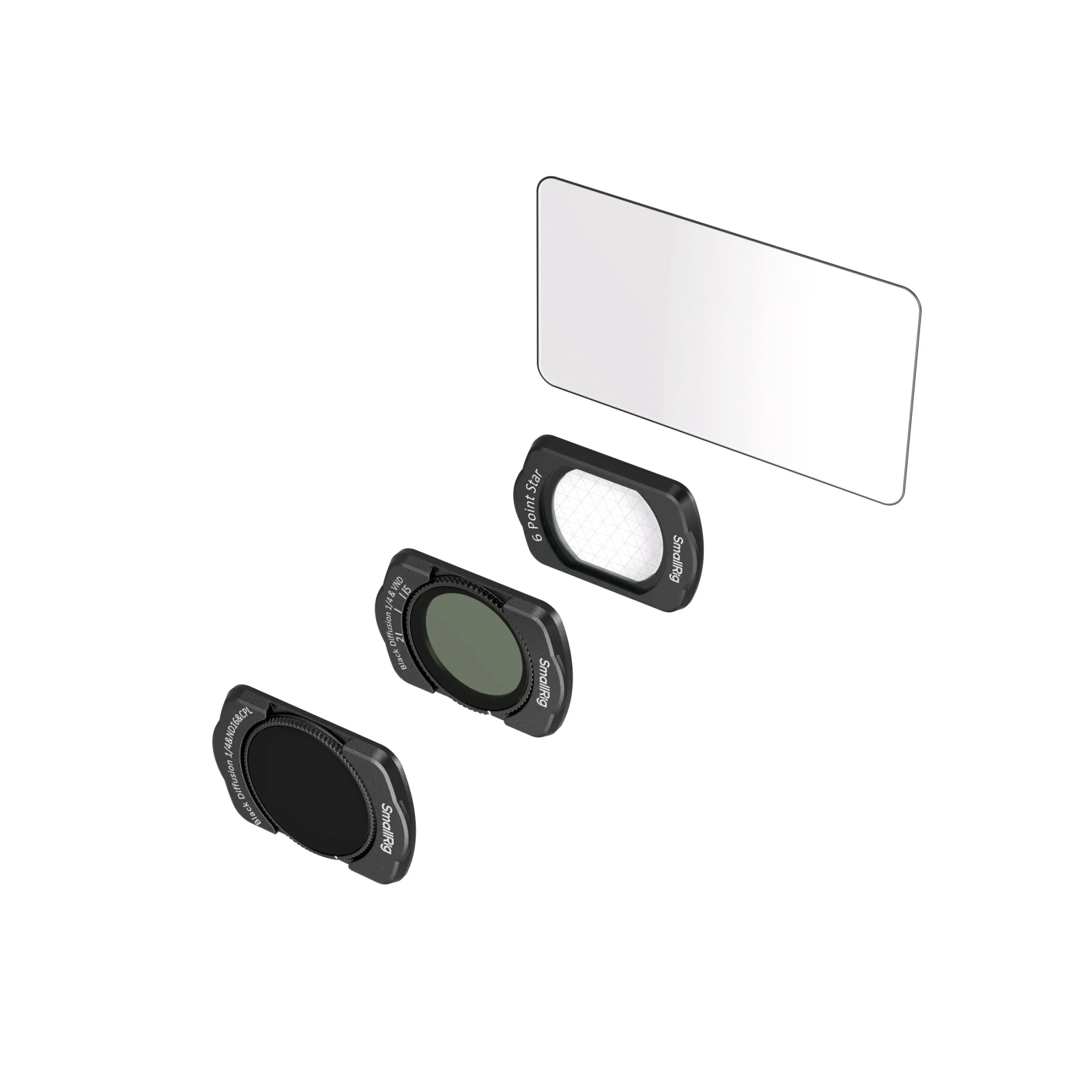 SmallRig Magnetic Filter Kit for DJI Osmo Pocket 3 Multifunctional Filter Kit with ND16 & CPL ,VND 2-5 , 6-Point Star Filter 3