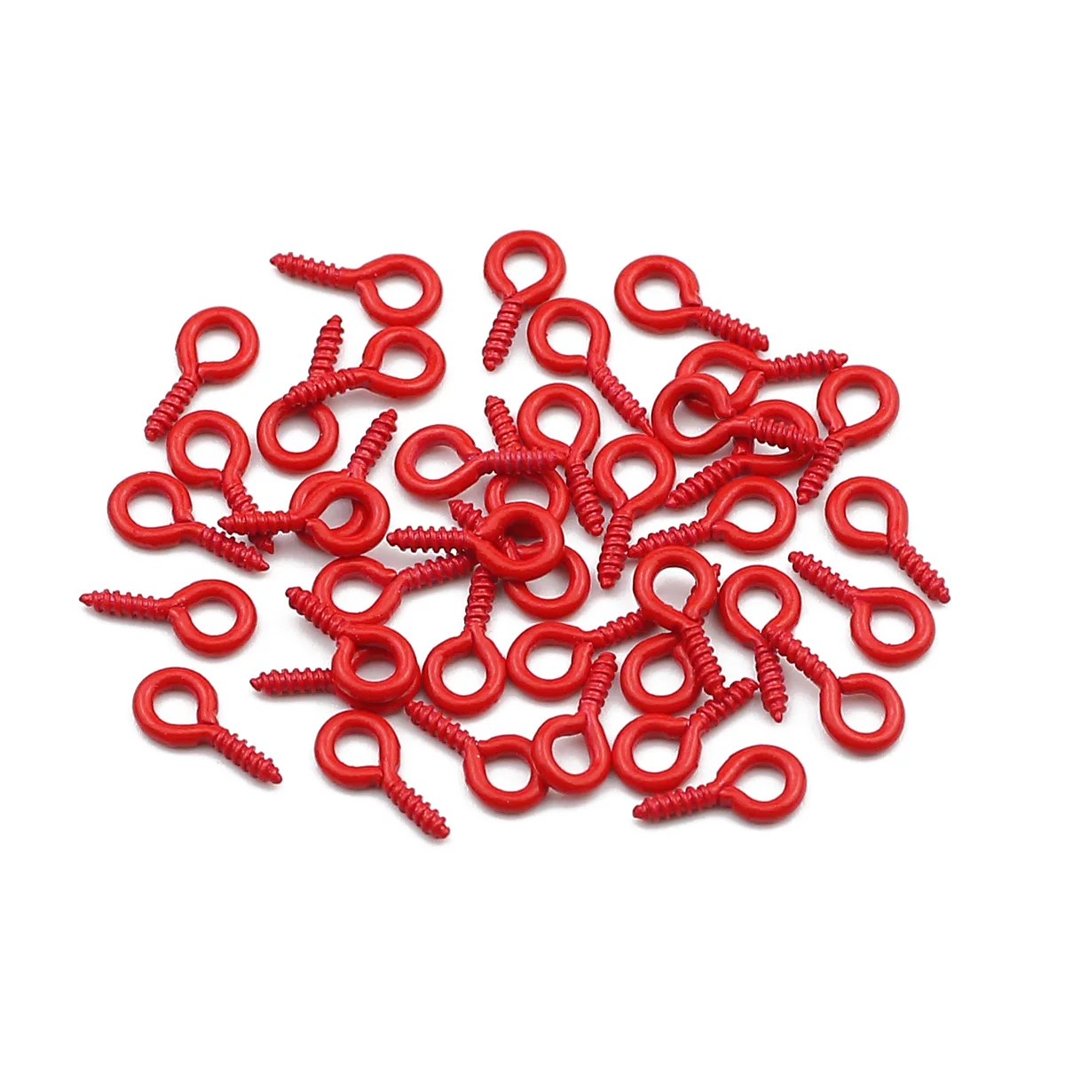 Vibrant Mini Eyelet Pins & Clasps Set for Jewelry Making - 100 Pieces