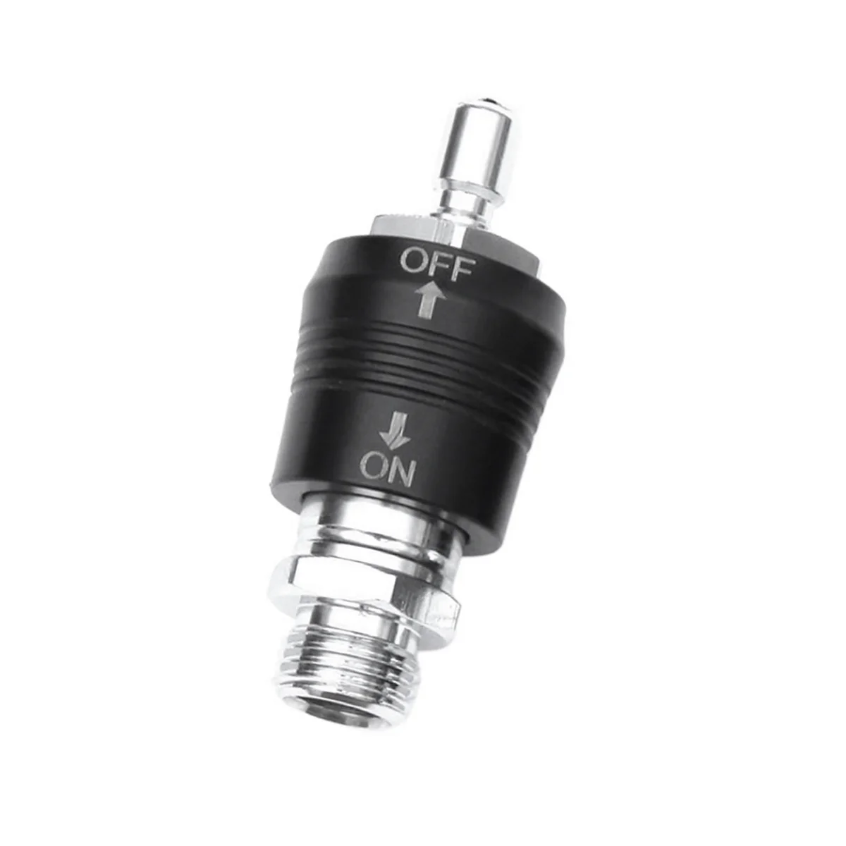 

Scuba Diving Regulator Adaptor 9/16 Thread Connector with on Off Switch BCD Valve Medium Pressure Replacement,Style A