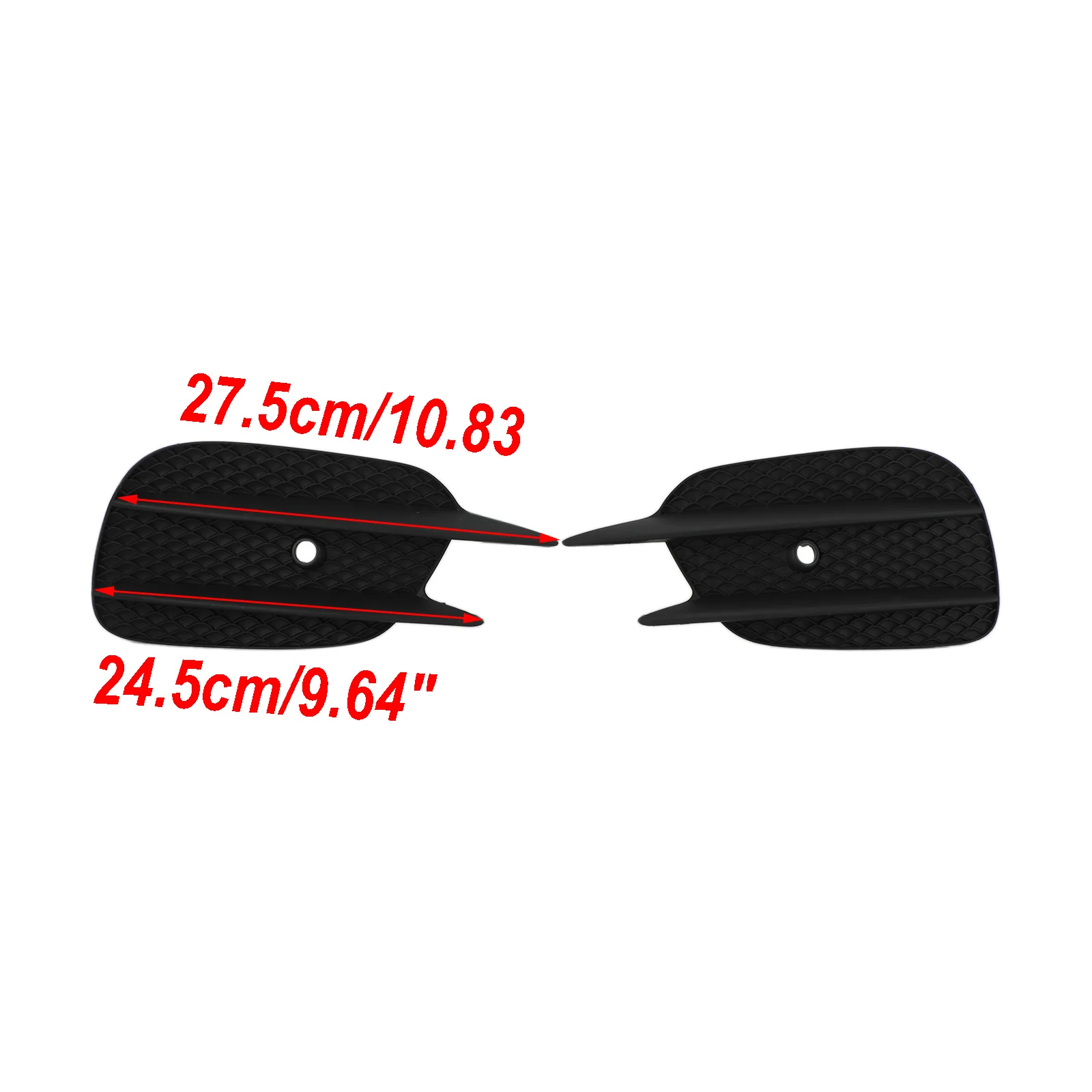 Artudatech 2pcs Bumper Grille Fog Lights Grill Grille Trim Cover fit MERCEDES E-Class W213