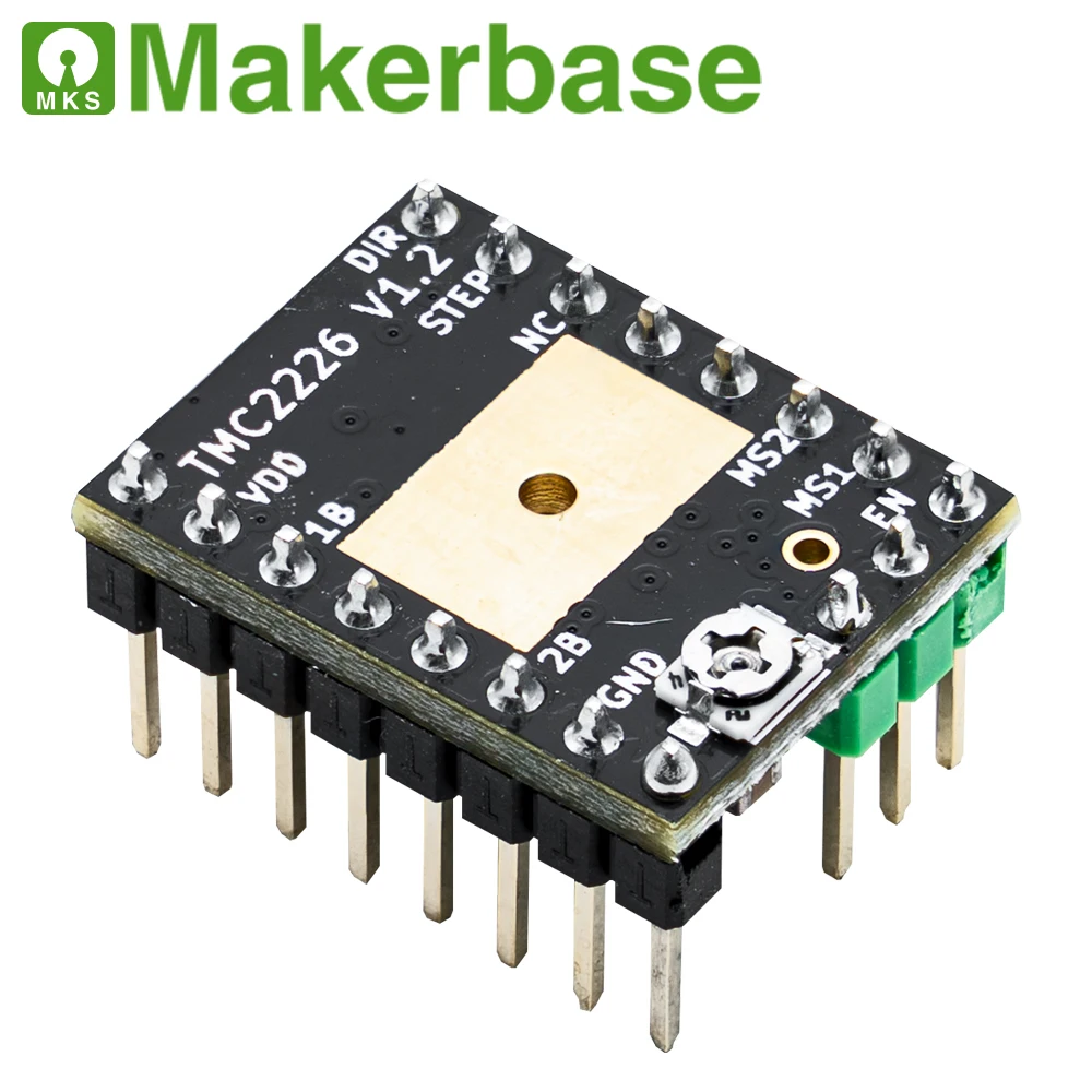 Makerbase-driver do Motor de Stepstick Mks Tmc2226 2226 Peças para Impressora 3d Uart Ultra Silencioso 25a vs Tmc2209 Tmc2208 - Imagem 3