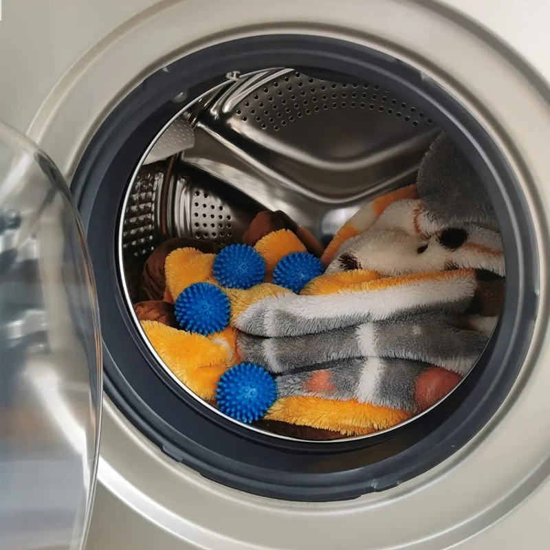 Reusable PVC Cleaning Ball Laundry Ball Clothing Softener Fluffy Clothes Anti-tie Decontaminate Washing Balls Magic Cleaner