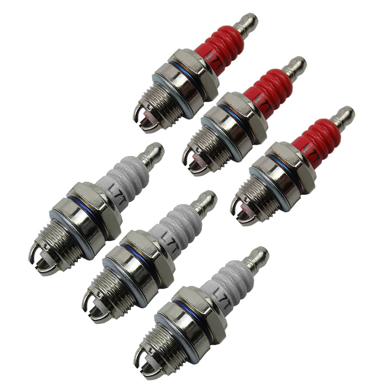 3side Pole Spark Plug L7t Electrode Gasoline Chainsaw Brush Cutter