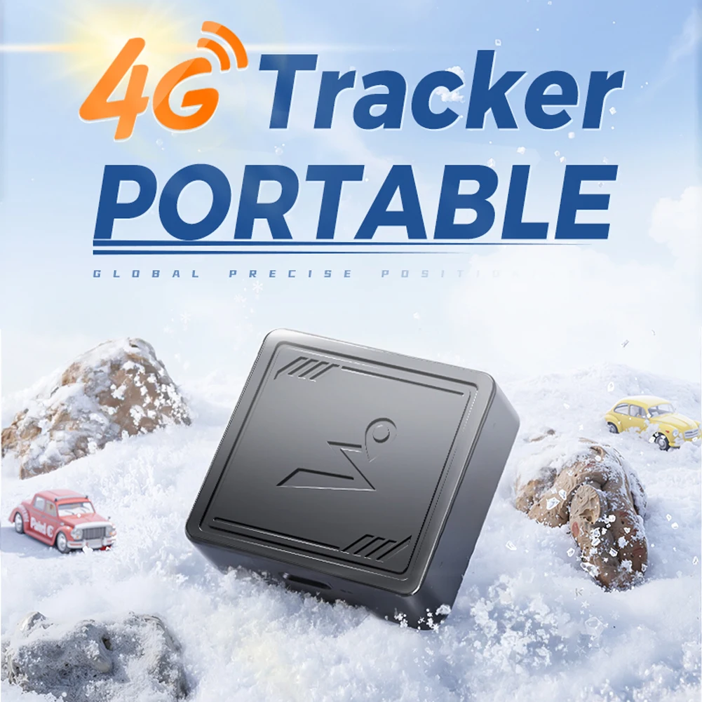 Portable 4G GPS Tracker Device for Vehicles with Real Time Tracking