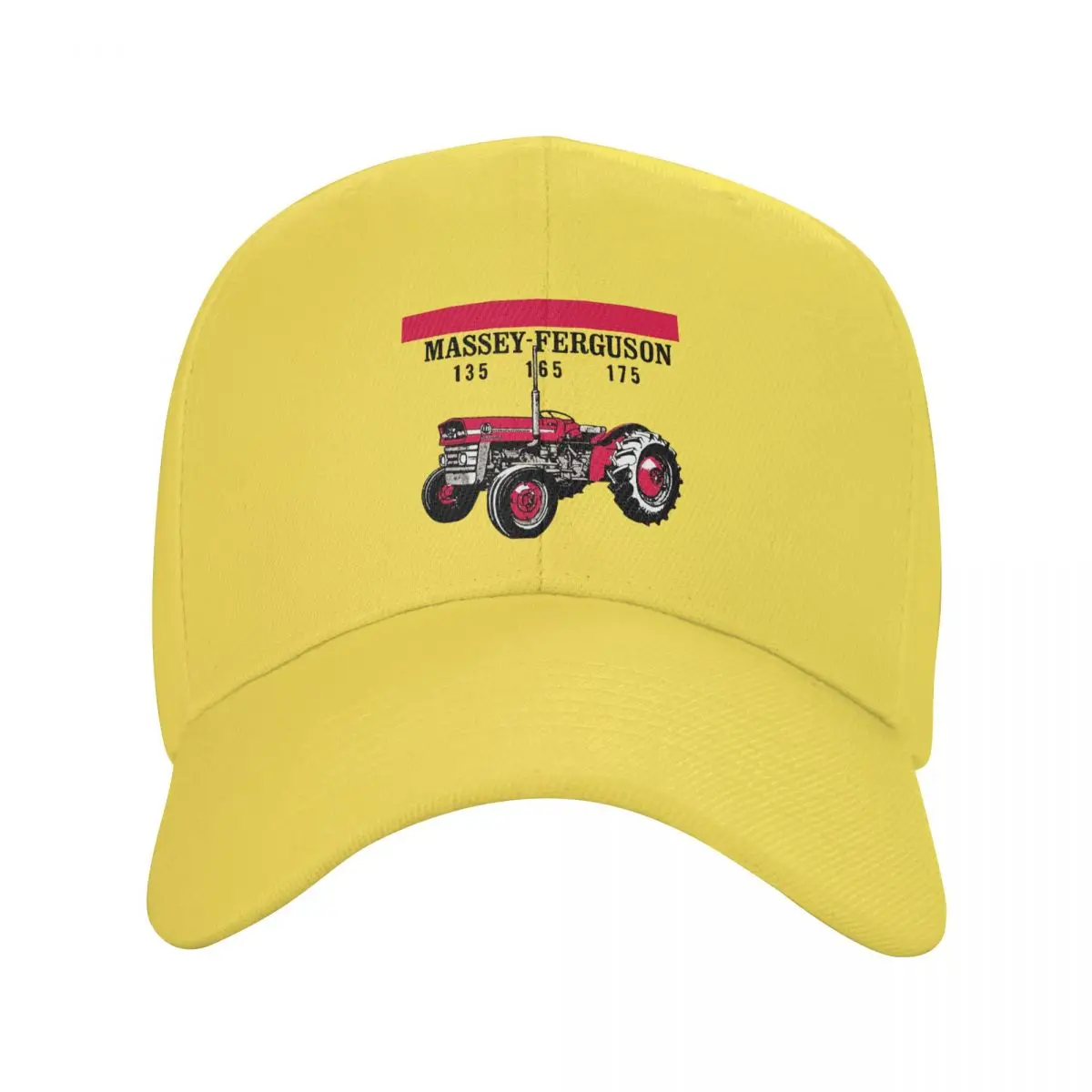 thumbnail image 1 of Gorra de béisbol lavada para hombre, réplica del tractor 135, 165 y 175, gorra de camionero, gorra de papá, gorras de golf Massey Ferguson, 1 of 7