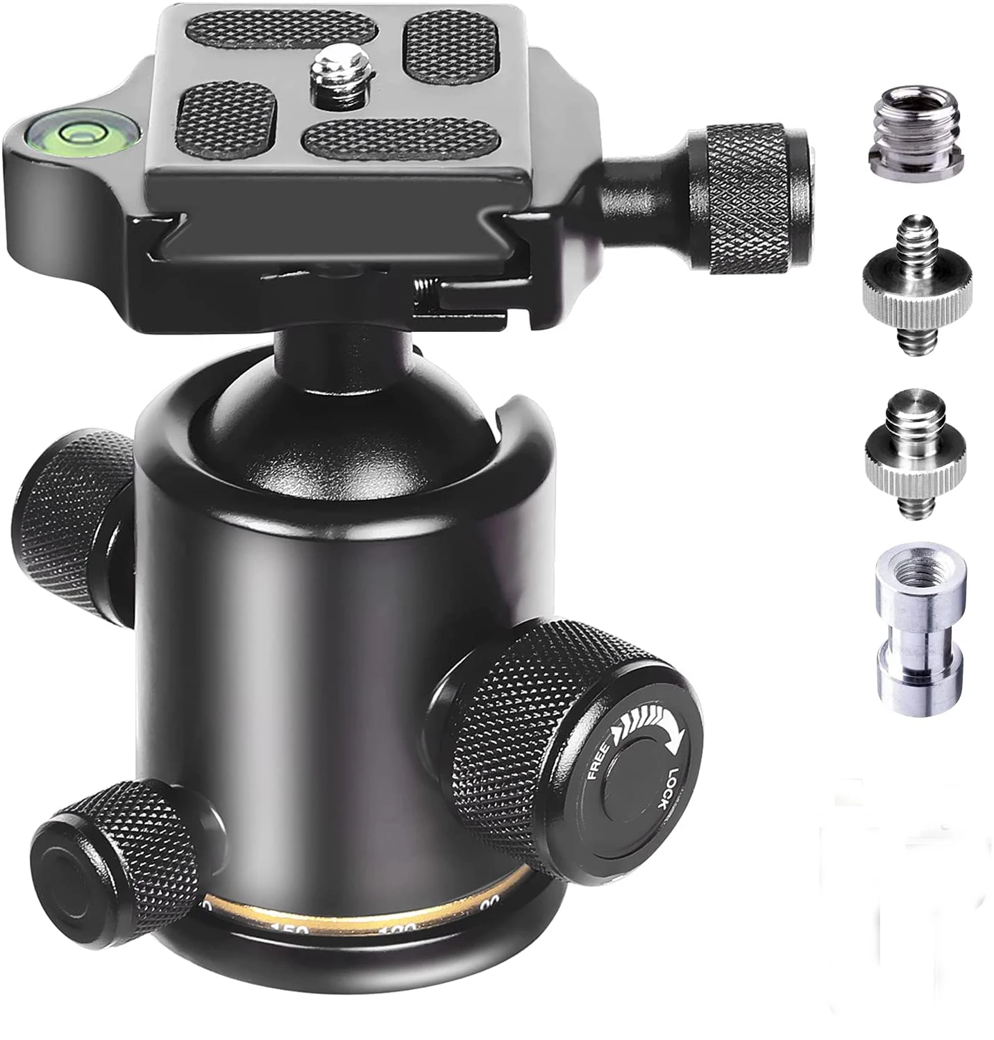 Camera Tripod Ball Head with Quick Release 360degree Rotating fine