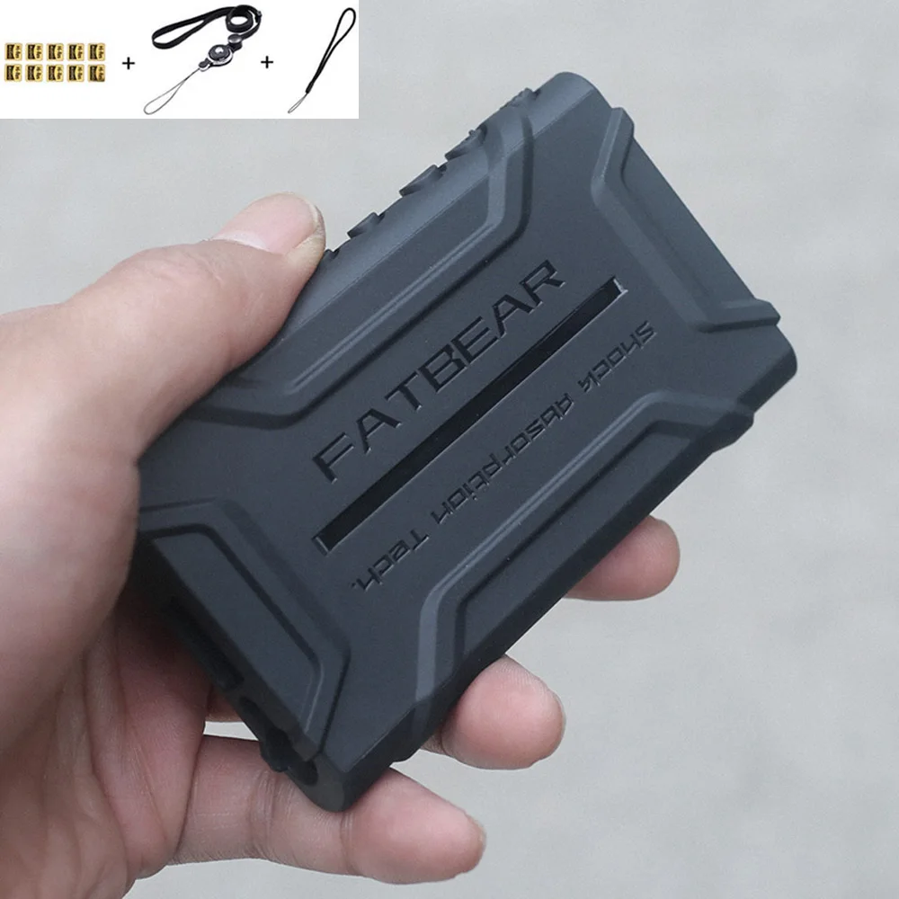 Fatbear-Custodia Protettiva Antiurto Robusta Di Grado Militare Per Sony Walkman, Serie Nw-A300, Nw-A306, Nw-A307
