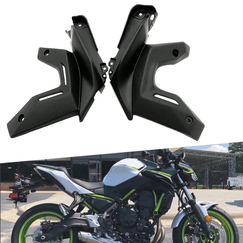 Z-650 Motorcycle Left Or Right Side Radiator Cover Fairing Accessories Fit For Kawasaki Z650 Z 650 Carbon