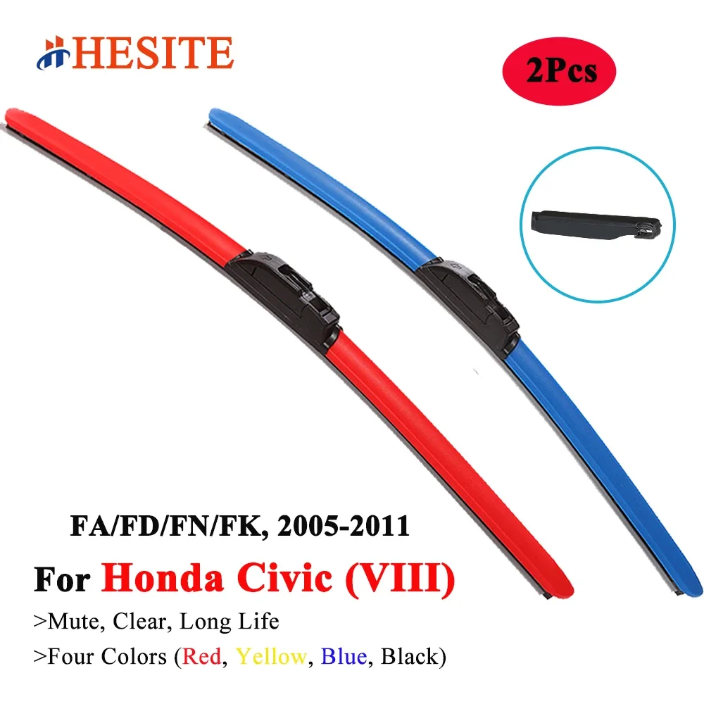 HESITEColorfulWiperBladeForHondaCivicVIIIHatchbackSaloonFNFK