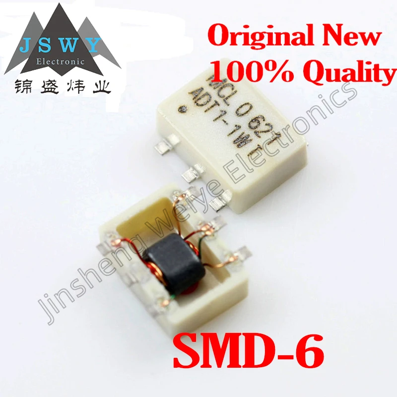 

10PCS ADT1-1WT+ ADT1-1WT ADT2-1T-1P+ ADT2-1T SOP-6 audio signal RF transformer chip ic 100% brand new Free shipping