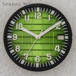 Green Luminous Nautilus AQUANAUT Watch Dial with Hands, 32mm (Choice5)