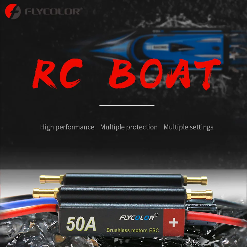 ☆ Turnigy マリン ESC 90A ブラシレスアンプ RCボートに 新ロッド