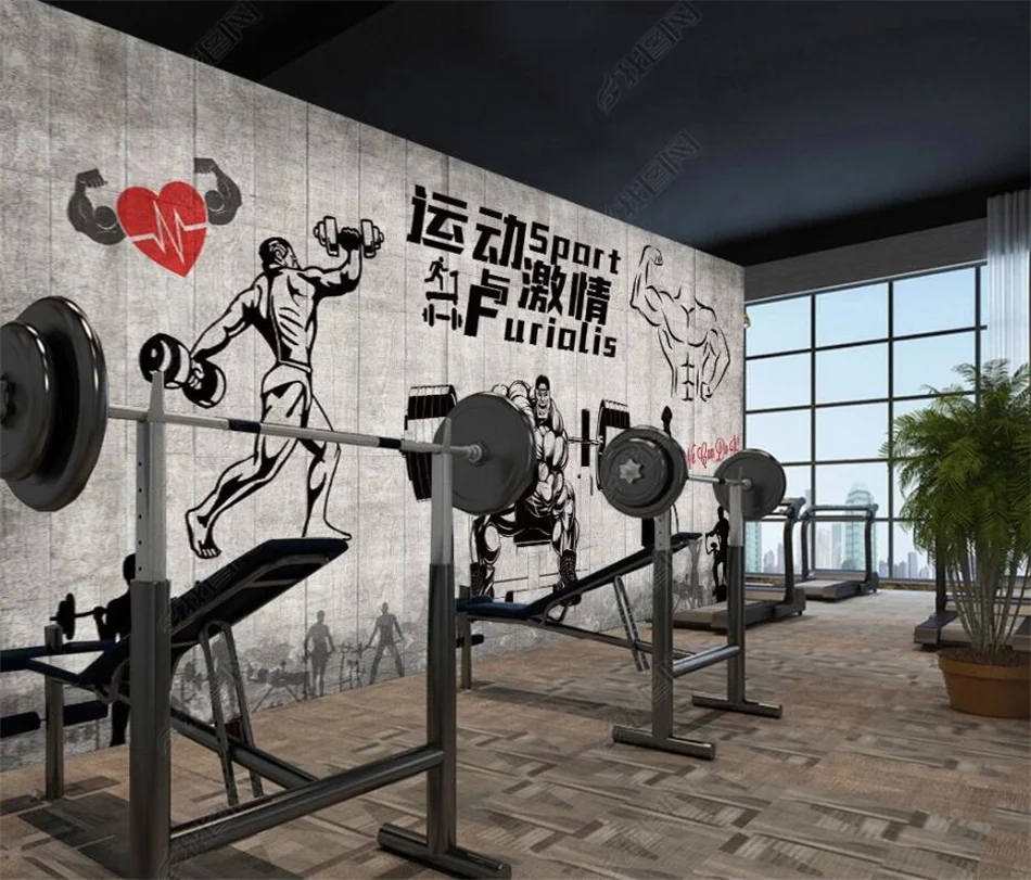 3D Powerful Boxing FFA7486 Gym Removable Wallpaper Self Adhesive Wallpaper  Extra Large Peel & Stick Wallpaper Wallpaper Mural 