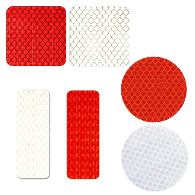 

2Pcs Car Motorbike Safety Mark Warning Tape Reflective Strip Exterior Decoration