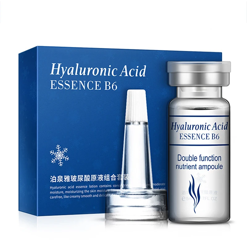 BIOAQUA 5ml Facial Hyaluronic Acid Vitamins C Essence Moisturizing Hydration Skin Rejuvenation Spa Skincare Beauty 2