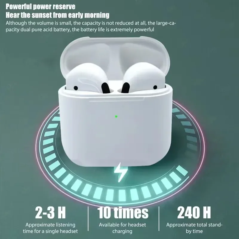 TWS Pro4 Bluetooth Earphones Wireless Headphones Mini Sports Headset Earbuds Music Earpieces For iPhone Xiaomi Huawei Redmi 5