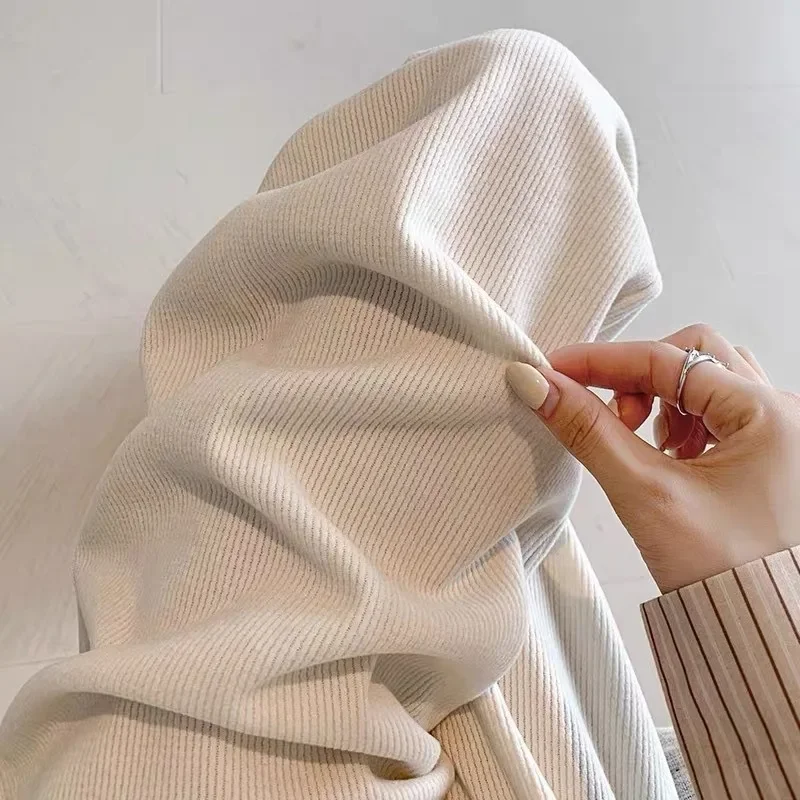 Maternity Pants Spring Autumn Outer Wear Bell Bottoms Winter Fleece-lined Simulated Sheepskin Knit Straight-leg Casual Pants maternity pants