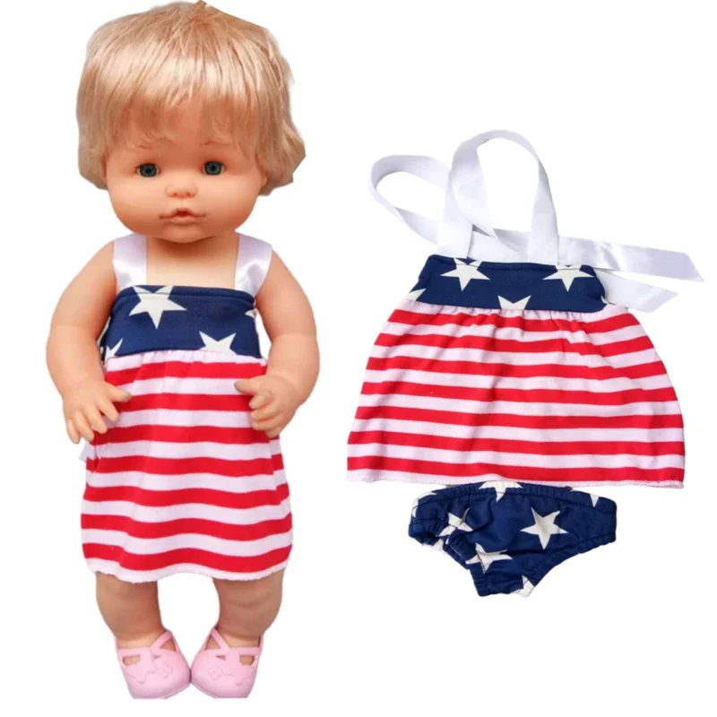 16 Inch Doll Clothes Suitable for 40cm Baby Doll 38 Cm Nenuco Clothes Ropa Y Su Hermanita Children Girl Rompers