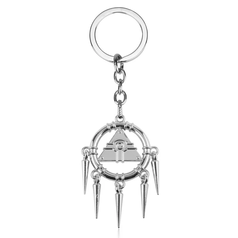 Pyramid Keychain Yu-Gi-Oh Series 3D Millennium Pyramid Building Block Pendant Keychains Keyring for Women Men Jewelry Accessory anime keychain game keychain anime keychain pendant