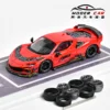 MJ 1:64 Mansory SF90 F9XX  Spider Diecast Model Car 2