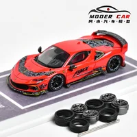 MJ 1:64 Mansory SF90 F9XX  Spider Diecast Model Car 2