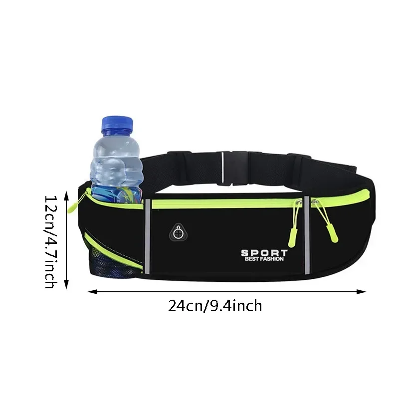 Sport Running Waist Bag Phone Case For Women Men Waterproof Comfortable Cycling Running Bag Safty Reflective Tape Sport Belt