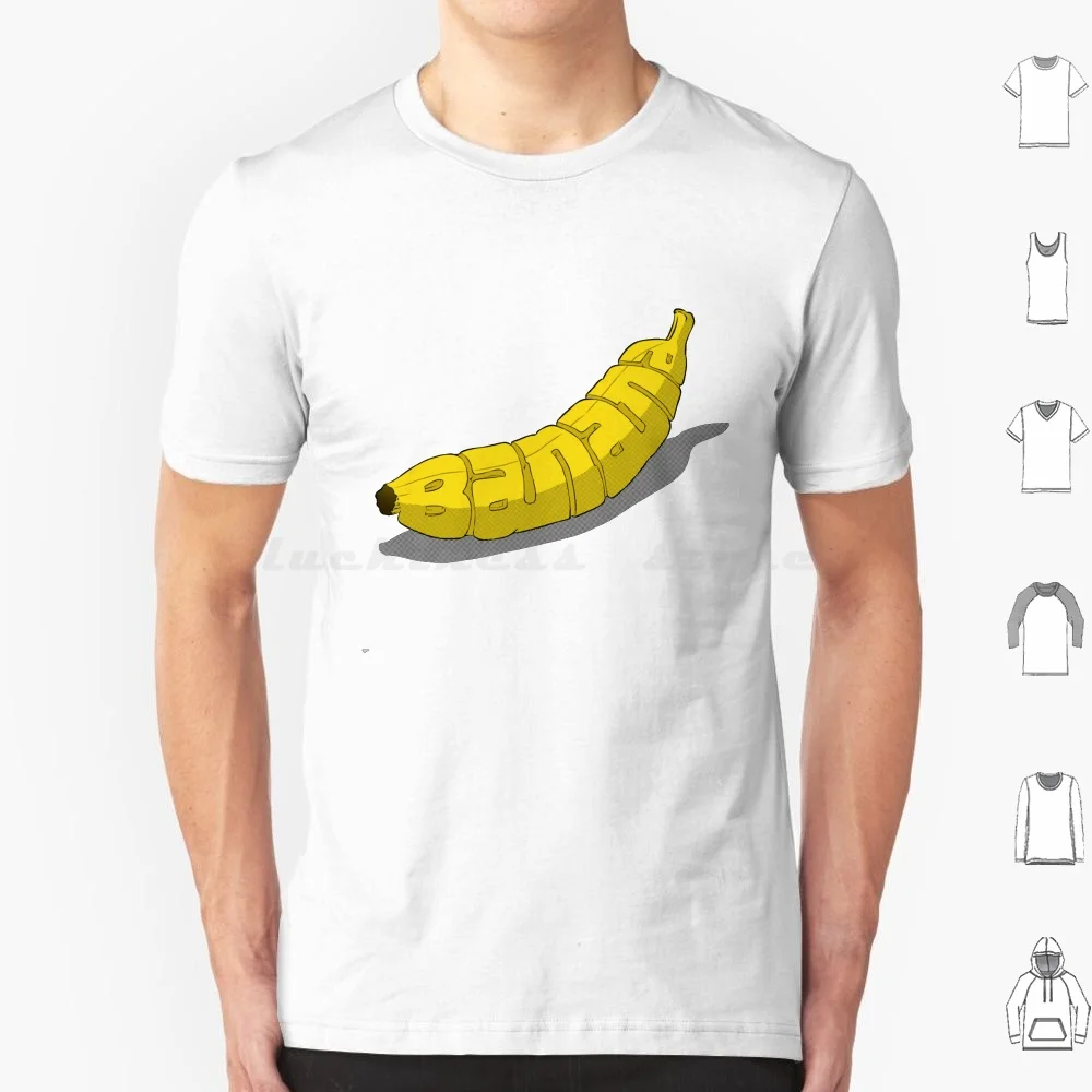 Maglietta Banana Big Size 100% Cotone Banana Cock Dick Banane