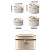 304 Stainless Steel Insulated Lunch Box with Storage Bag Portable Double-layer Covered Lunch Box Office Student Sealed Lunch Box 6