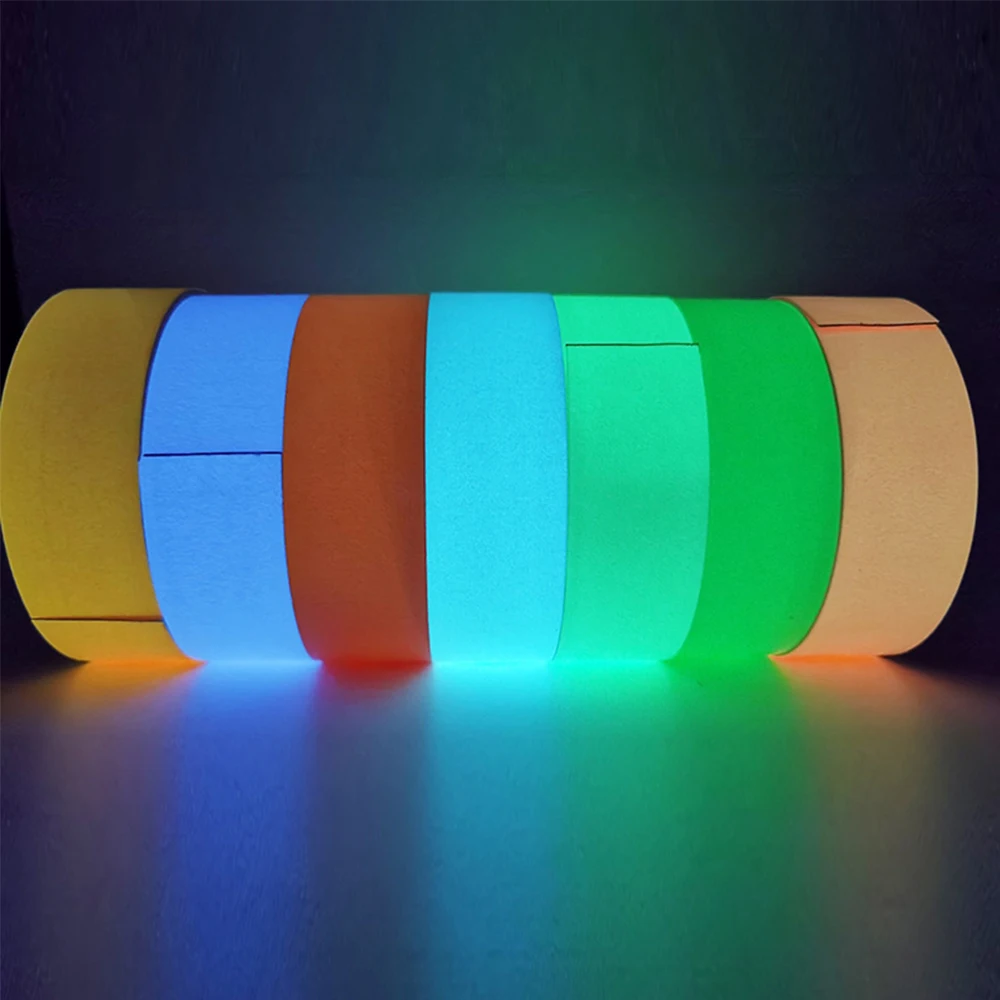 Luminous Fluorescent Night Self-adhesive Glow In The Dark Sticker Tape Safety Security Home Decoration Warning Adhesive Tape