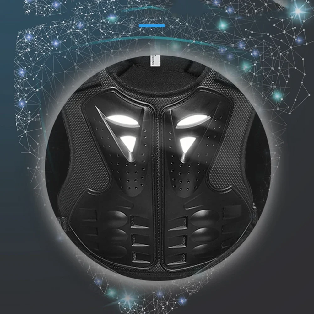 Children's Motorcycle Armor Kids Vest Body Protector Boys Sleeveless Jackets Motocross Clothing Riding Protective Gear Jackets