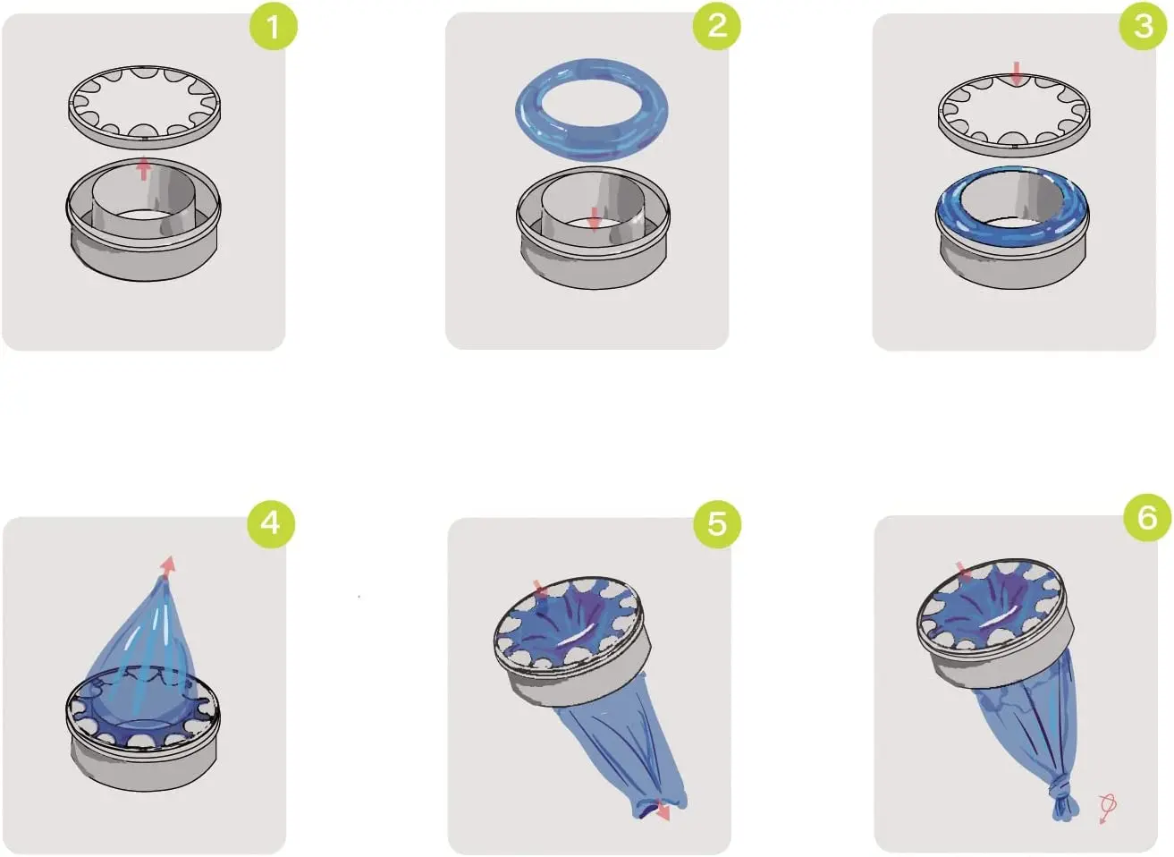 Sacos De Lixo De Fralda Do Bebê, Angelcare Trash Bucket Forros De Substituição, Saco de lixo para Sangenic Tommee Tippee, 12 Recarga