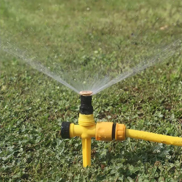 360 Fokos Forgó Sugárhajtású Sprinklerek Állítható Permetező Fúvóka Kerti Mezőgazdaság Pázsitfarmos Üzem Automatikus Öntöző - Image 4