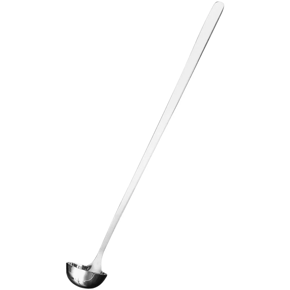 Long Handle Stainless Steel Mixing Spoon Soup Ladle Kitchen Utensils Wok Gadgets Water Scoop Serving Spoons Cooking Tools