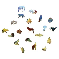 3D Puzzles Wooden Family Of Chickens Jigsaw Puzzle For Festiva Gifts Wood Puzzles Board Game Wood Animal Puzzle Toys For Kids 2