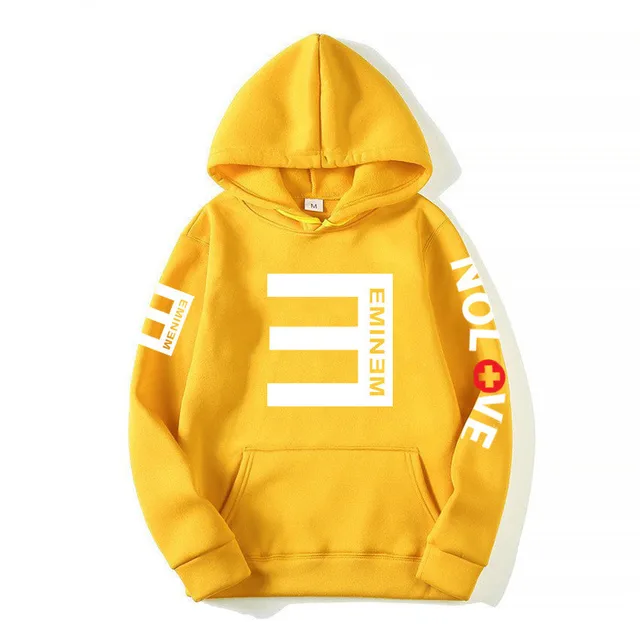Rapper Eminem Music Album Hoodies World Tour Gift for Fan Graphic Hoodie Men Women Hip Hop Style Oversized Sweatshirt Streetwear 4