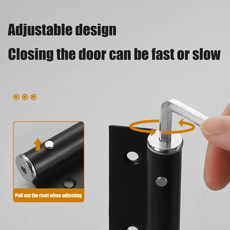 Adjustable Door Closers Surface Mounted Automatic Stainless Steel Spring Closing Door Closer Fire Rated Stopper Hardware door closer