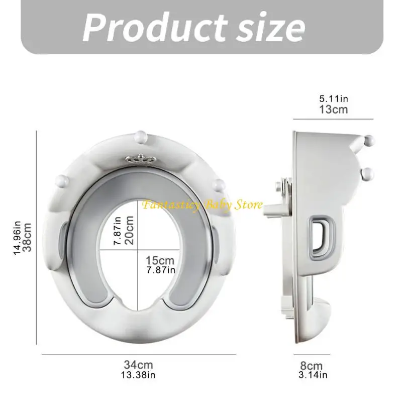 J6BE Children Potty Seats with Handles Toilet Seats Baby Potty Training Toilet Seats