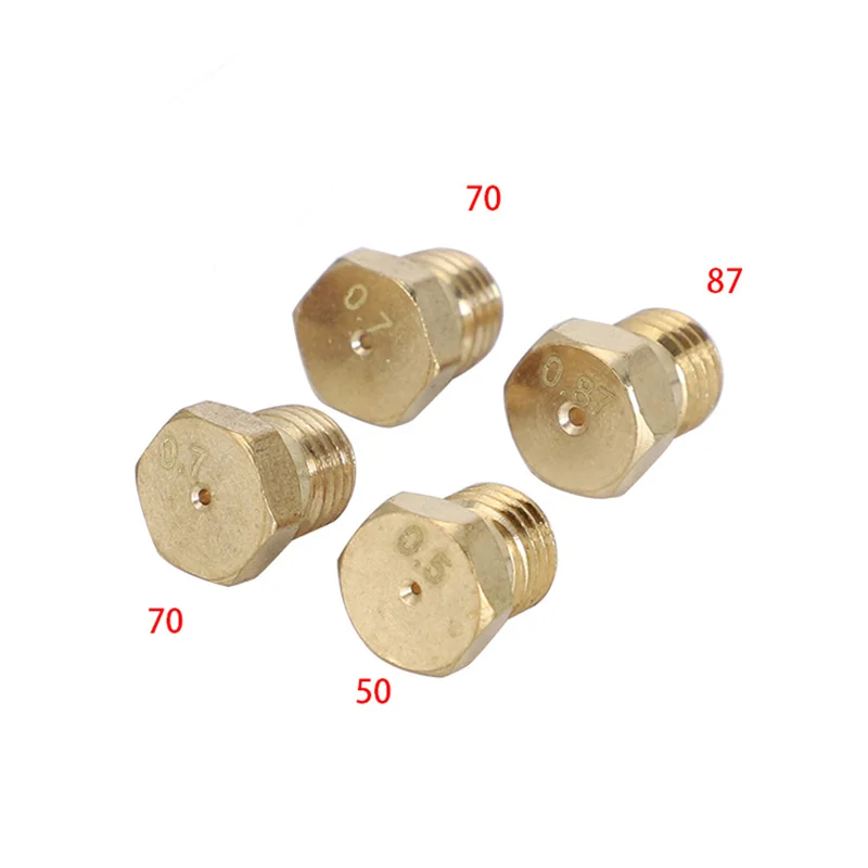 4pcs M6*0.75 Hob Injectors Propane Gas Burners Lpg Conversion Kit Jets