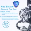 KODIES GEL Non-Yellow Top Coat Nails Gel Polish Diamond Super Shine Topcoat Semi Permanent UV Reinforce Gel Varnish for Manicure 4