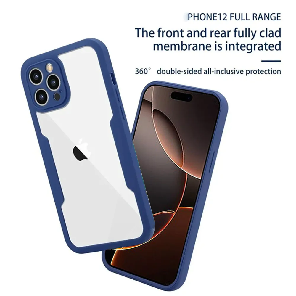 Premium 360 Full Cover Screen Protector Phone Case