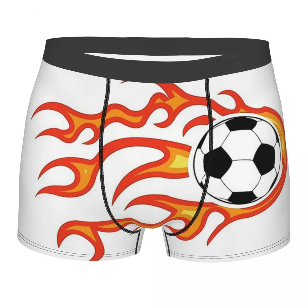 Calzoncillos deportivos fútbol para hombre, ropa interior de algodón, Sexy, cortos para fútbol en fuego| | - AliExpress