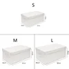 Fabric Storage Boxes with Lids Foldable Cloth Storage Box Fabric Clothes Container Wardrobe Organizer Bedroom Closet Living Room 5