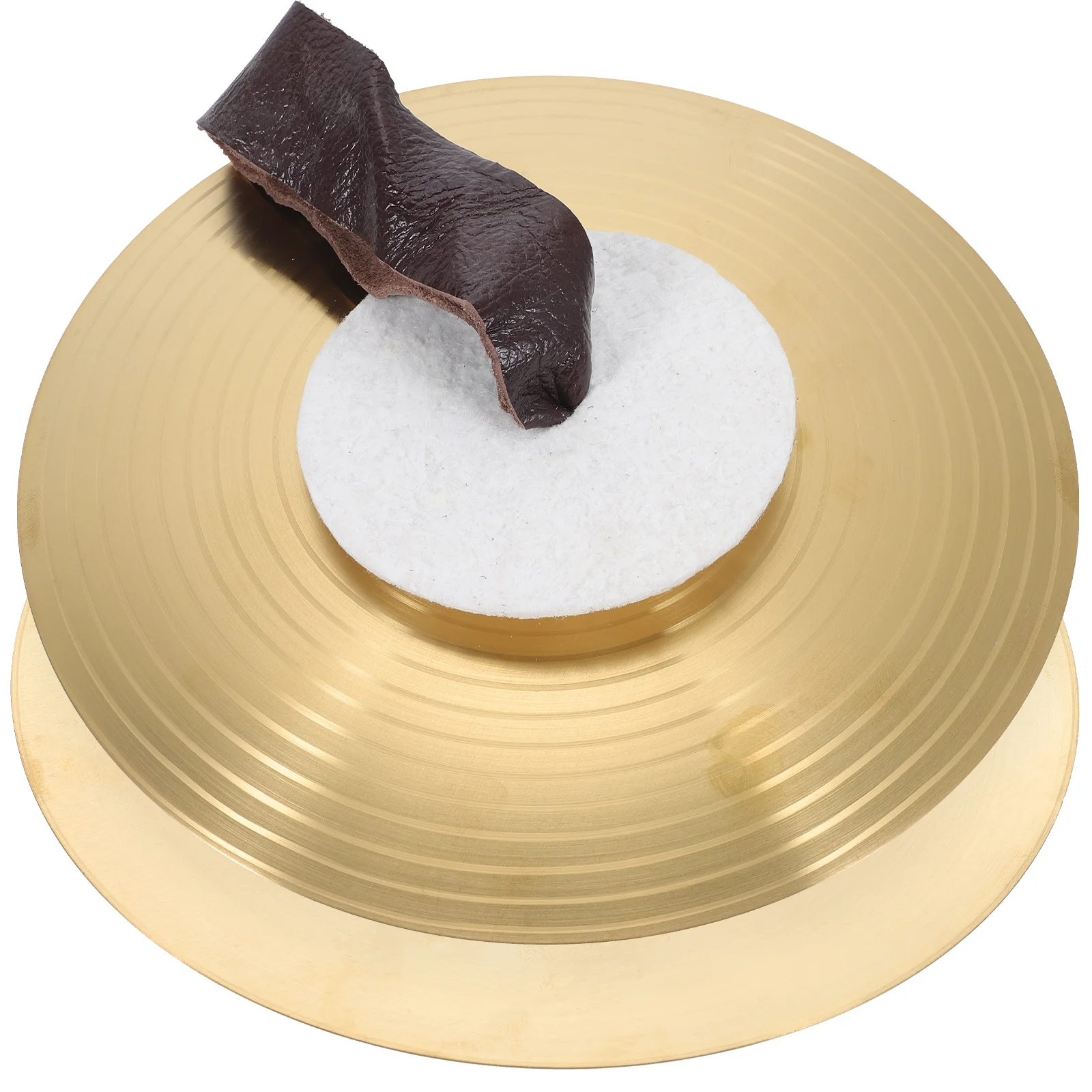 

1 Pair of Performance Cymbal School Cymbal Alloy Musical Instrument Party Cymbal