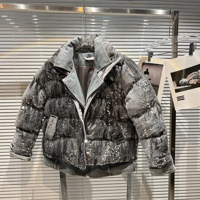 Branco para Baixo à Prova de Vento Quente ao ar Moda O-pescoço Inverno Jaqueta Feminina Curto Cabolsa Preto Branco 90% Pato Livre Usar Parkas Feminino 2022new 21 2021new moda o-pescoço inverno jaqueta feminina curto